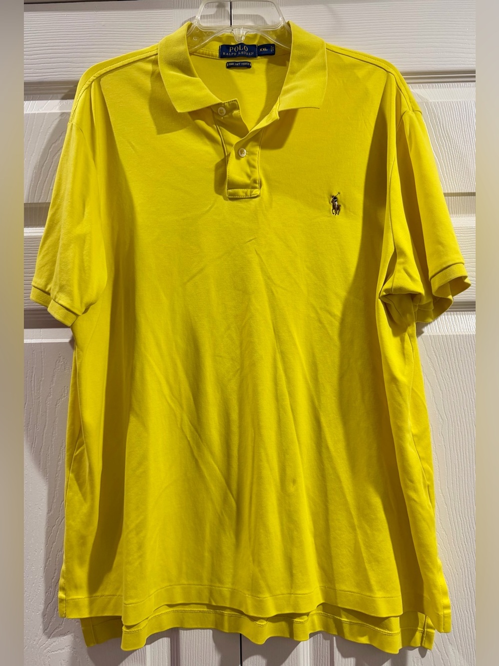 Polo Ralph Lauren Men's Polo Shirt Yellow Sz XXL